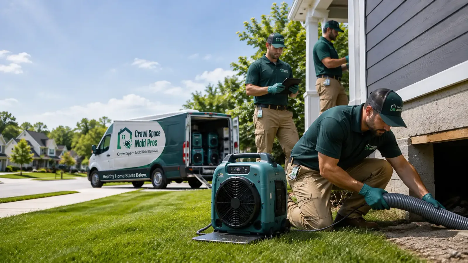 Crawl Space Mold Removal in Hillpoint, WI
